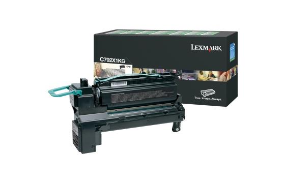 775853 Lexmark  Toner LEXMARK C792X1KG 20K sort 